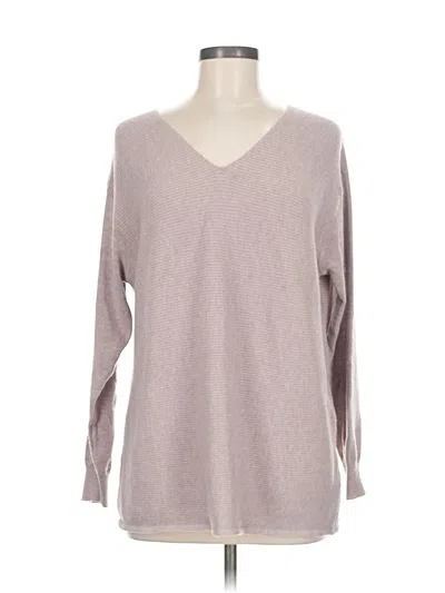 Pre-owned Ella Moss Pullover Sweater In Gray