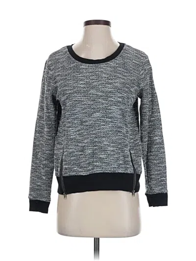 Pre-owned Ella Moss Pullover Sweater In Gray