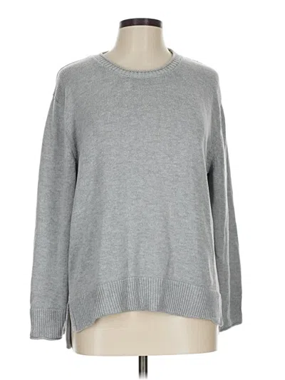 Pre-owned Ella Moss Pullover Sweater In Gray