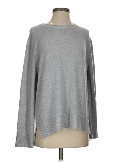 Pre-owned Ella Moss Pullover Sweater In Gray