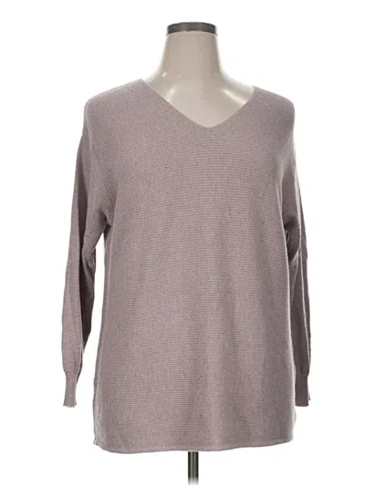 Pre-owned Ella Moss Pullover Sweater In Gray