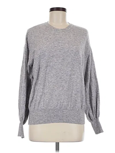 Pre-owned Ella Moss Pullover Sweater In Gray