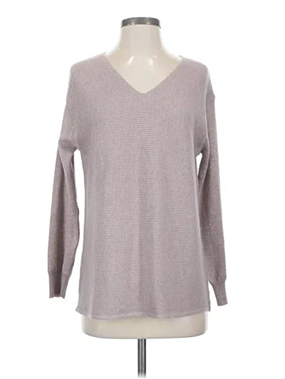 Pre-owned Ella Moss Pullover Sweater In Gray