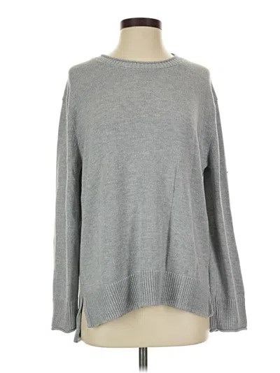 Pre-owned Ella Moss Pullover Sweater In Gray