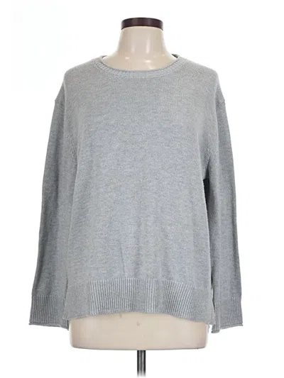 Pre-owned Ella Moss Pullover Sweater In Gray