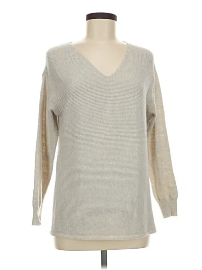 Pre-owned Ella Moss Pullover Sweater In Gray