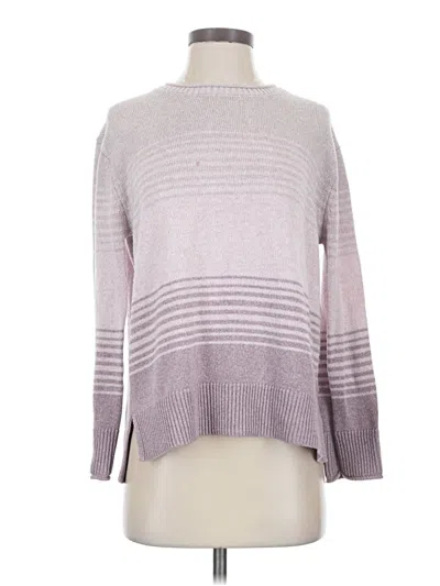 Pre-owned Ella Moss Pullover Sweater In Gray