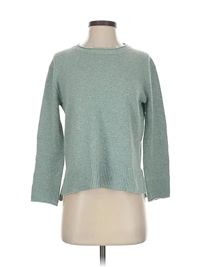 Pre-owned Ella Moss Pullover Sweater In Green