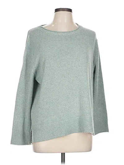Pre-owned Ella Moss Pullover Sweater In Green
