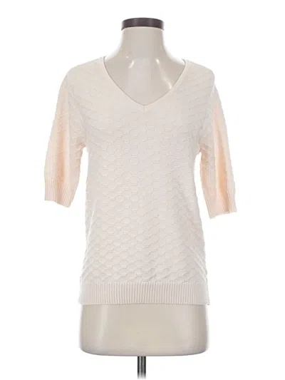 Pre-owned Ella Moss Pullover Sweater In Ivory
