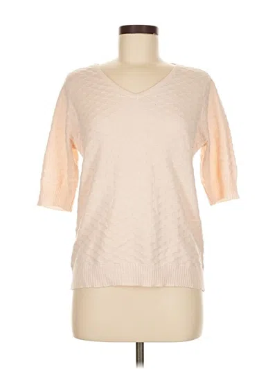 Pre-owned Ella Moss Pullover Sweater In Ivory