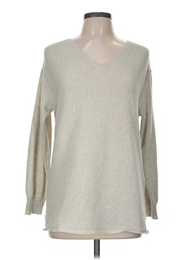 Pre-owned Ella Moss Pullover Sweater In Ivory