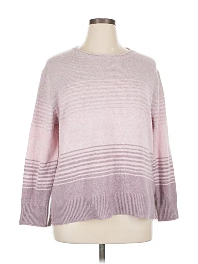 Pre-owned Ella Moss Pullover Sweater In Pink