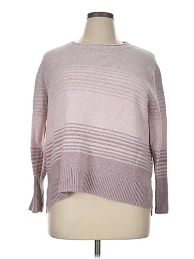 Pre-owned Ella Moss Pullover Sweater In Pink