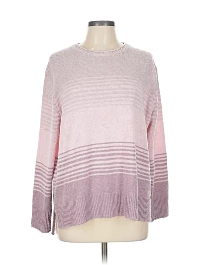 Pre-owned Ella Moss Pullover Sweater In Pink
