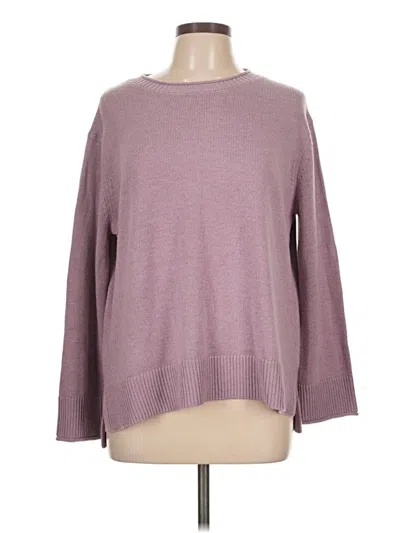 Pre-owned Ella Moss Pullover Sweater In Purple