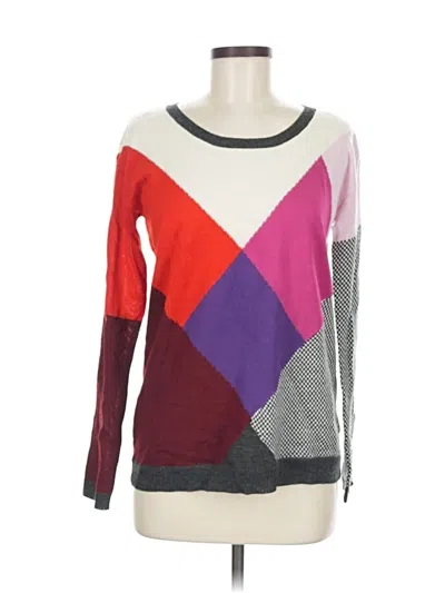 Pre-owned Ella Moss Pullover Sweater In Red