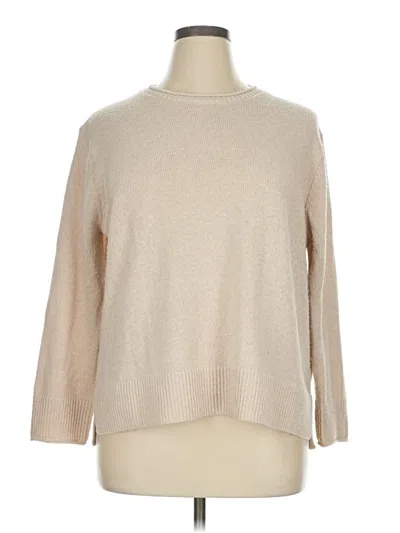 Pre-owned Ella Moss Pullover Sweater In Tan