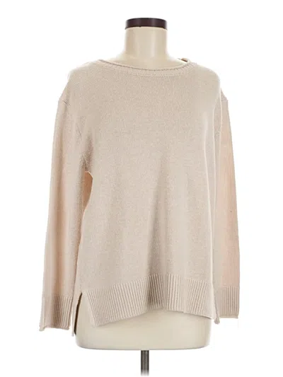 Pre-owned Ella Moss Pullover Sweater In Tan
