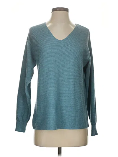 Pre-owned Ella Moss Pullover Sweater In Teal