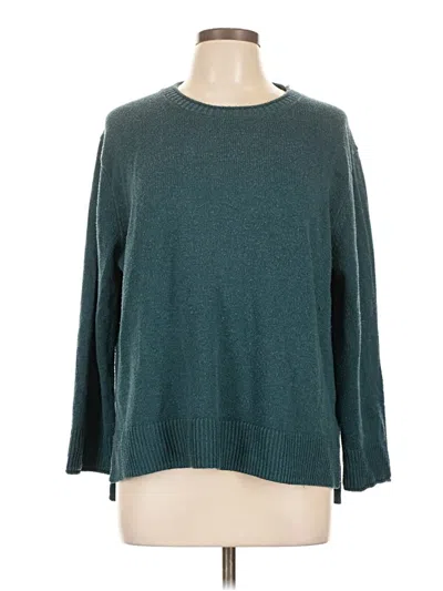 Pre-owned Ella Moss Pullover Sweater In Teal
