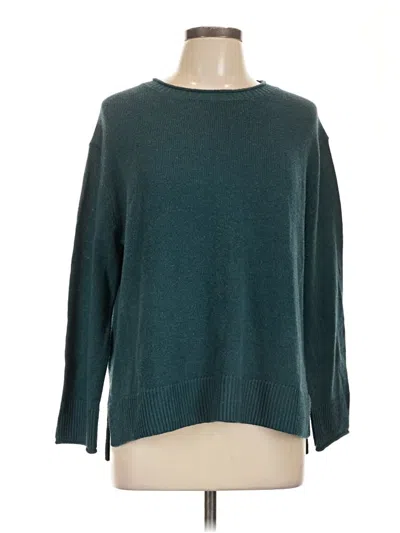 Pre-owned Ella Moss Pullover Sweater In Teal
