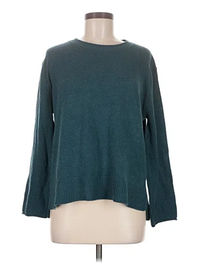 Pre-owned Ella Moss Pullover Sweater In Teal