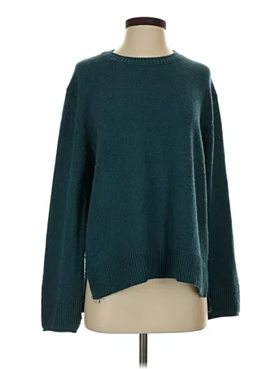 Pre-owned Ella Moss Pullover Sweater In Teal