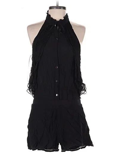 Pre-owned Ella Moss Romper In Black