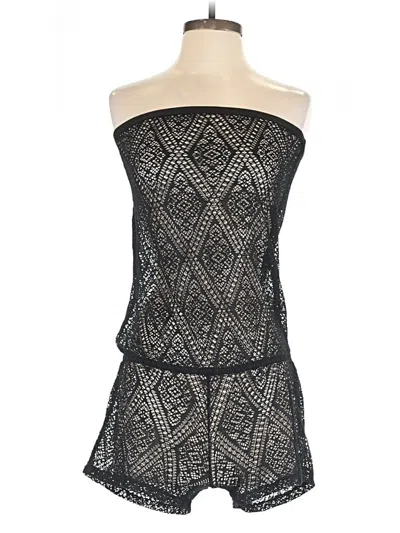 Pre-owned Ella Moss Romper In Black