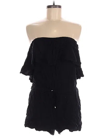 Pre-owned Ella Moss Romper In Black