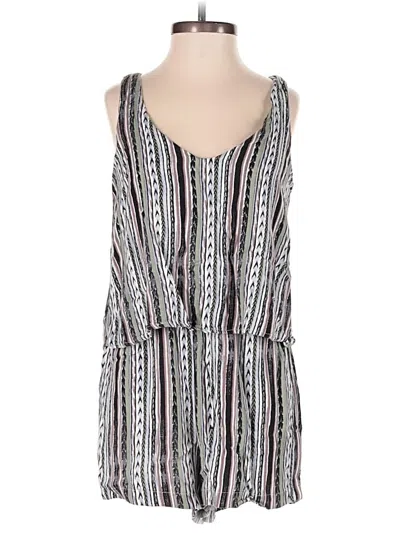 Pre-owned Ella Moss Romper In Gray
