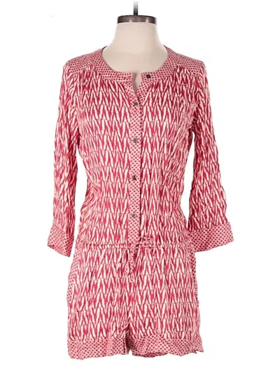 Pre-owned Ella Moss Romper In Red