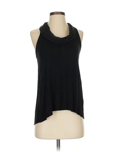 Pre-owned Ella Moss Sleeveless Blouse In Black