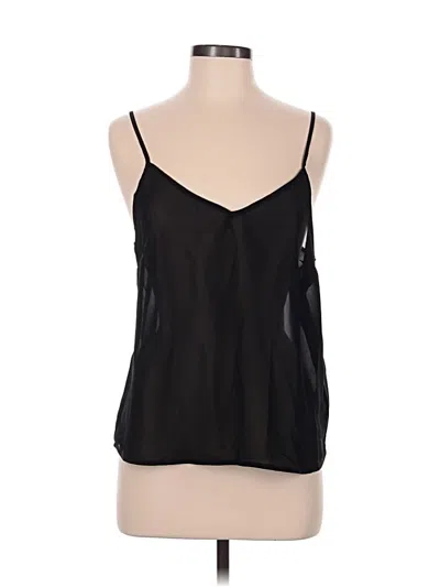 Pre-owned Ella Moss Sleeveless Blouse In Black