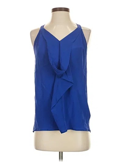 Pre-owned Ella Moss Sleeveless Blouse In Blue
