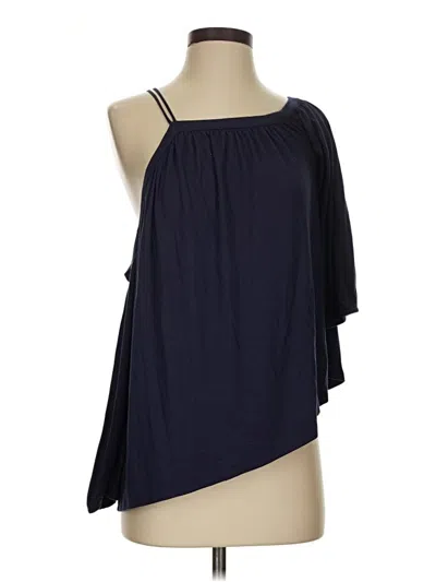 Pre-owned Ella Moss Sleeveless Blouse In Blue