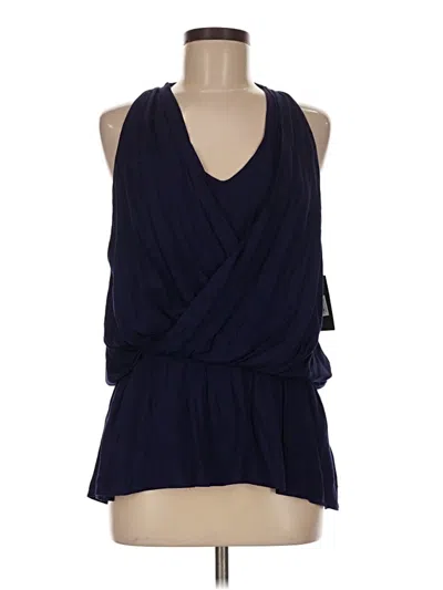 Pre-owned Ella Moss Sleeveless Blouse In Blue