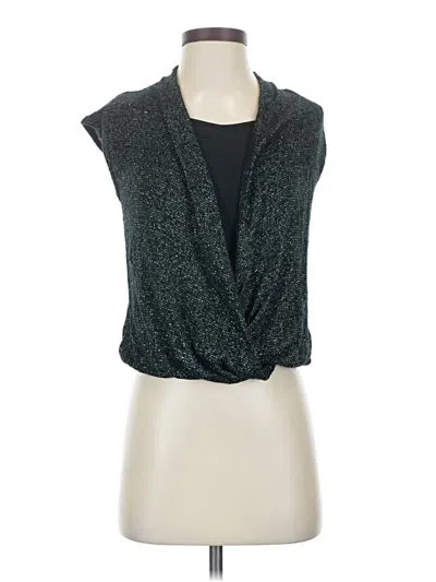 Pre-owned Ella Moss Sleeveless Blouse In Gray