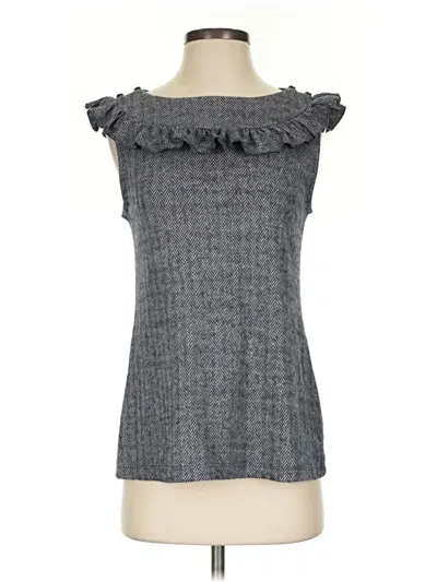 Ella Moss Sleeveless Blouse In Gray