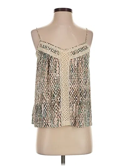 Pre-owned Ella Moss Sleeveless Blouse In Ivory
