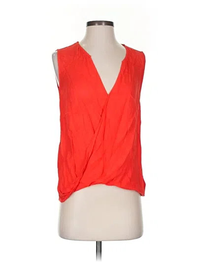 Pre-owned Ella Moss Sleeveless Blouse In Orange