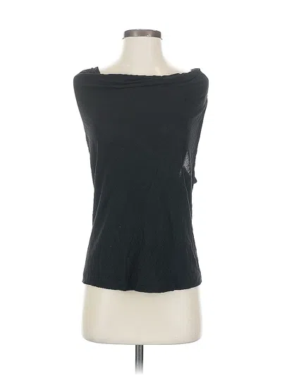 Pre-owned Ella Moss Sleeveless Top Black Scoop Neck Tops