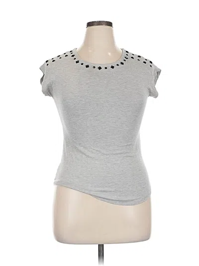 Pre-owned Ella Moss Sleeveless T-shirt In Gray