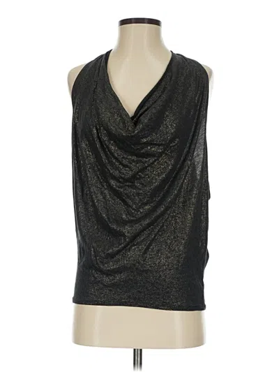 Pre-owned Ella Moss Sleeveless T-shirt In Silver