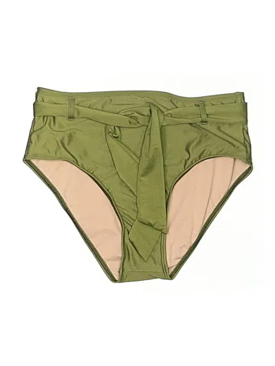 Pre-owned Ella Moss Swimsuit Bottoms In Green