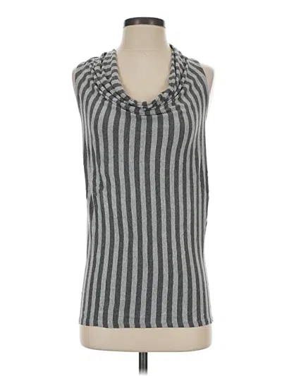 Pre-owned Ella Moss Tank Top Gray Cowl Neck Tops