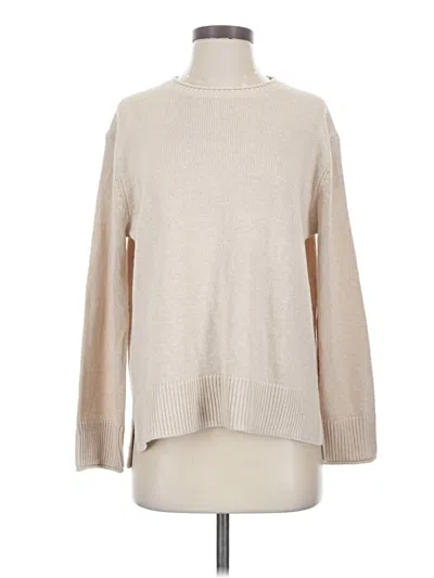 Pre-owned Ella Moss Turtleneck Sweater In Tan