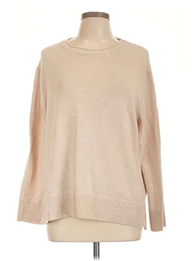 Pre-owned Ella Moss Turtleneck Sweater In Tan