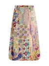 Ella Patchwork Long Skirt